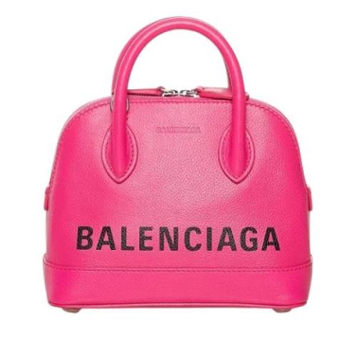 Balenciaga Vintage Pre-owned Laeder handvskor Pink, Dam