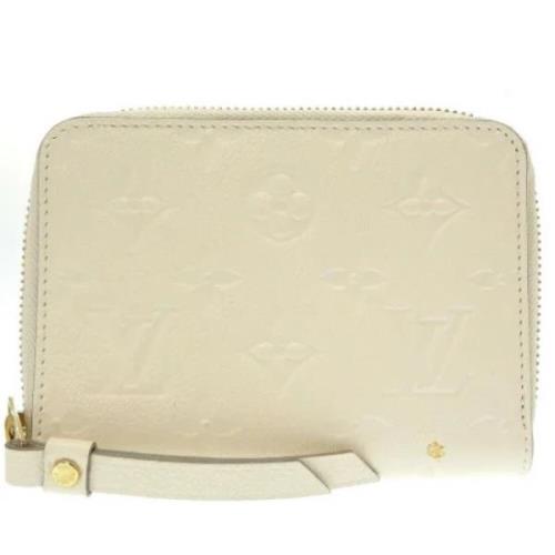 Louis Vuitton Vintage Pre-owned Läder plnbcker White, Dam