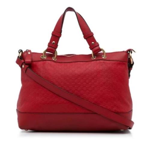 Gucci Vintage Pre-owned Laeder handvskor Red, Dam