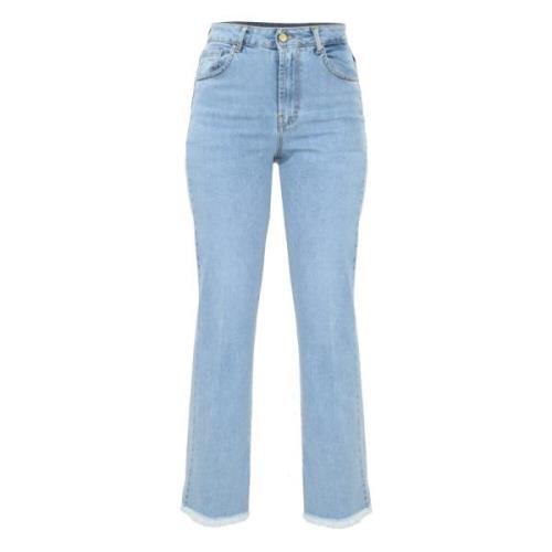 Kocca Raka jeans med paljetter på fickorna Blue, Dam