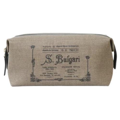 Bvlgari Vintage Pre-owned Läder handvskor Beige, Dam
