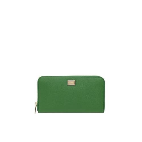 Dolce & Gabbana Plånbok med logotyp Green, Dam
