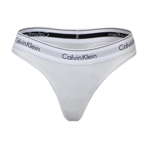 Calvin Klein Vitt Bomullsblandning Modalunderkläder för Kvinnor White,...