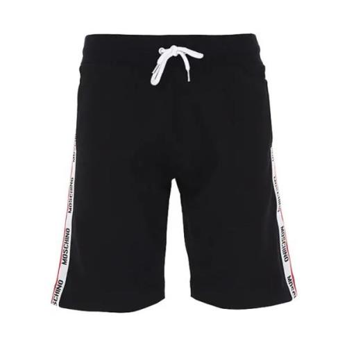 Moschino Snygga svarta Bermuda-shorts för män Black, Herr