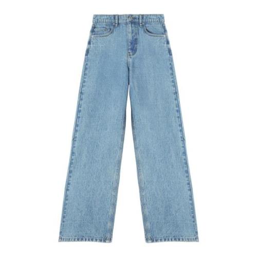 Axel Arigato Avslappnad Mid-Rise Denim Jeans Blue, Dam