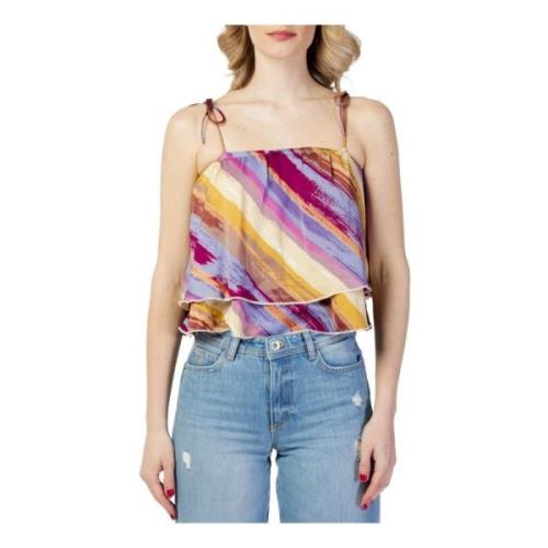 Only Lila Strappy Tank-Top Purple, Dam
