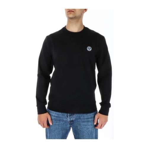 North Sails Svart långärmad sweatshirt Black, Herr