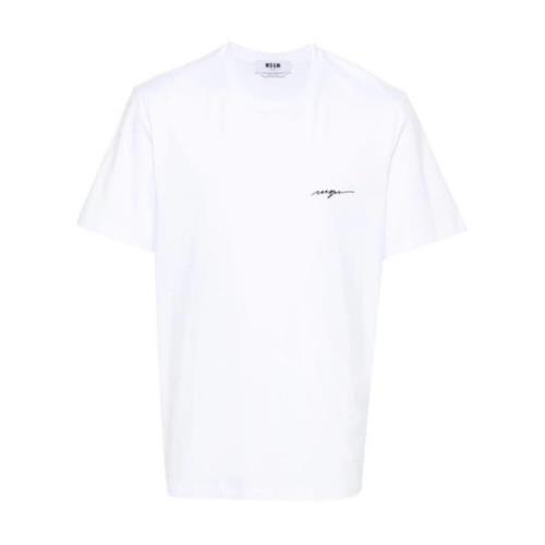 Msgm Snygga T-shirts White, Herr