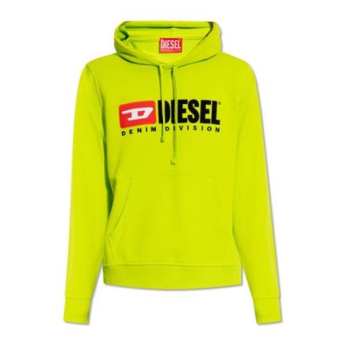 Diesel S-Ginn hoodie Green, Herr