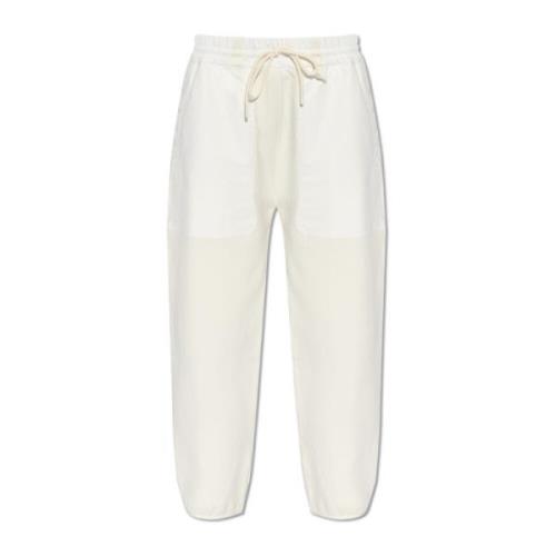 Moncler Panelbeklädda sweatpants Beige, Dam