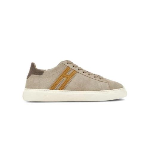 Hogan Mocka Sneakers H365 i Tortora Färg Beige, Herr