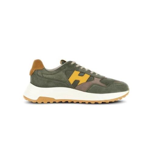 Hogan Hyperlight Mocka Sneakers i Khaki Green, Herr