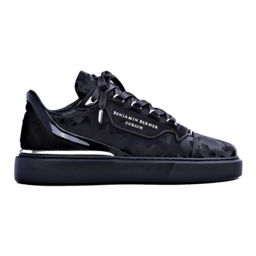 Benjamin Berner Svarta Sneakers - Regular Fit Black, Herr