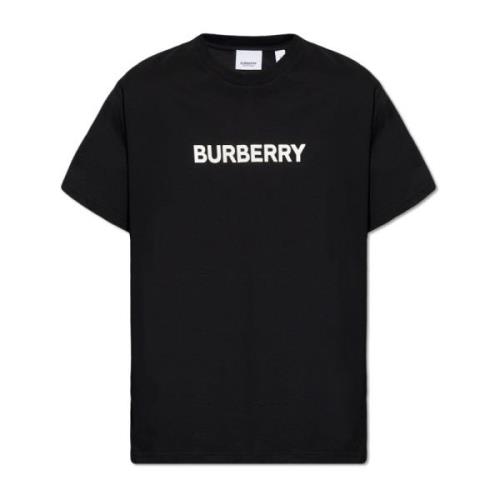 Burberry Tryckt T-shirt Black, Herr