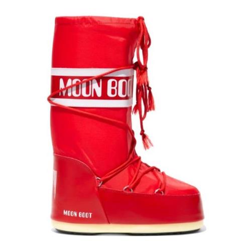 Moon Boot Röda Icon Nylon Stövlar Red, Herr