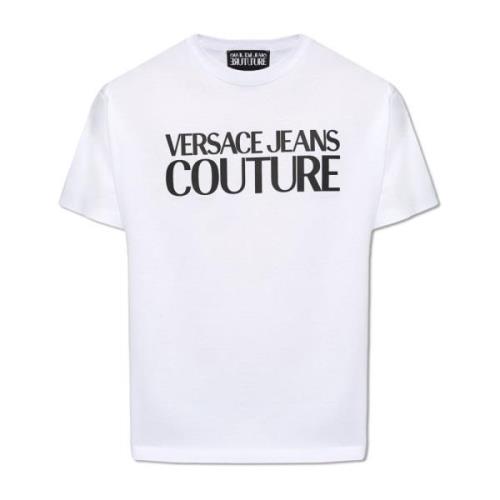 Versace Jeans Couture T-shirt med logotyp White, Herr