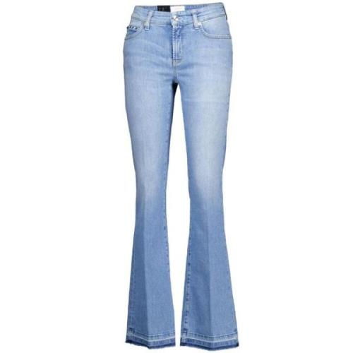 Cambio Flared Jeans Paris Blå Blue, Dam