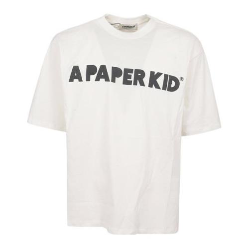 A Paper Kid Kräm Unisex T-Shirt White, Herr
