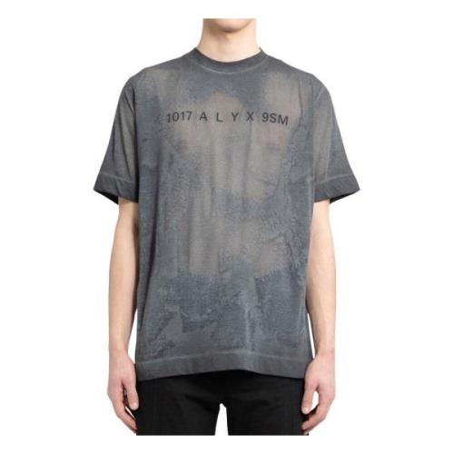 1017 Alyx 9SM Translucent Grafisk T-Shirt Black, Herr