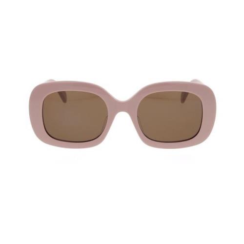 Celine Stiliga Glasögon med 53mm Linsbredd Pink, Dam