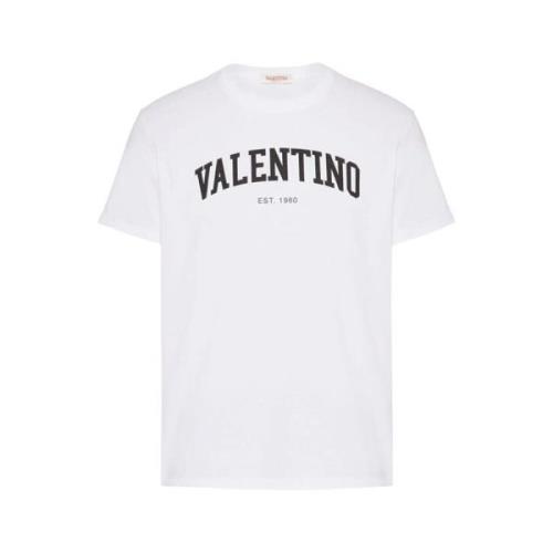 Valentino Herr College Logo T-Shirt White, Herr