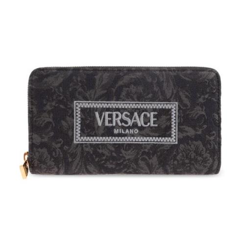 Versace Plånbok med logotyp Gray, Dam