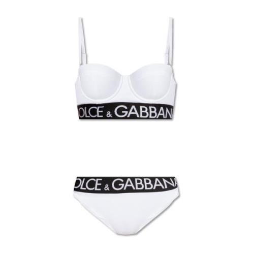 Dolce & Gabbana Vändbar bikini White, Dam