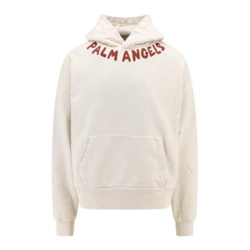 Palm Angels Beige Huvtröja Beige, Herr