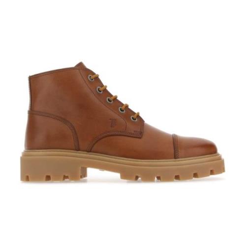 Tod's Bruna läderankelboots Brown, Herr