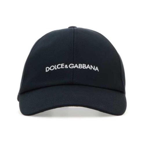 Dolce & Gabbana Midnight Blue Baseball Cap Blue, Herr