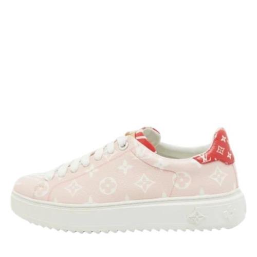 Louis Vuitton Vintage Pre-owned Canvas sneakers Pink, Dam