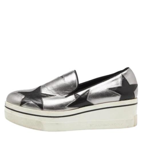Stella McCartney Pre-owned Pre-owned Tyg sneakers Gray, Dam