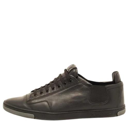 Louis Vuitton Vintage Pre-owned Laeder sneakers Black, Dam