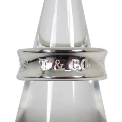 Tiffany & Co. Pre-owned Pre-owned Silver ringar Gray, Dam