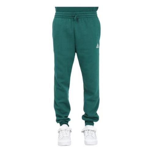Adidas Essentials Fleece Regular Tapered Gröna Sportbyxor Green, Herr