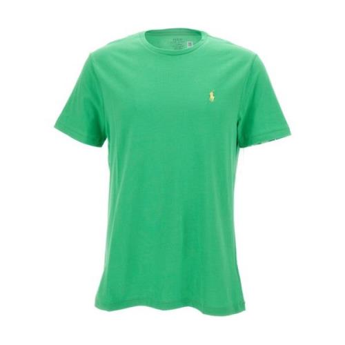 Polo Ralph Lauren Gröna T-shirts och Polos med Broderad Logotyp Green,...