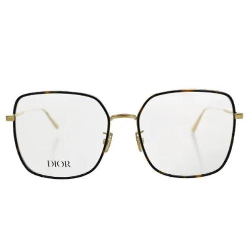 Dior Vintage Pre-owned Metall solglasgon Yellow, Dam