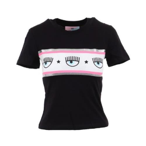 Chiara Ferragni Collection Stilren T-shirt för kvinnor Black, Dam