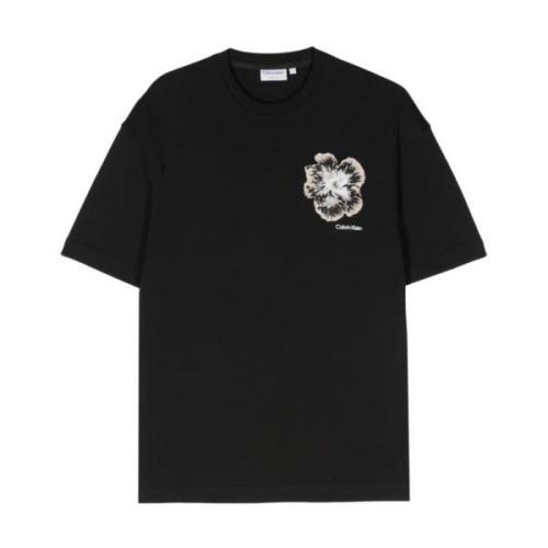 Calvin Klein Svarta T-shirts och Polos Black, Herr