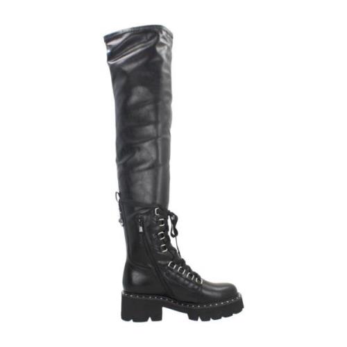 Noa Harmon Over-knee Boots Black, Dam