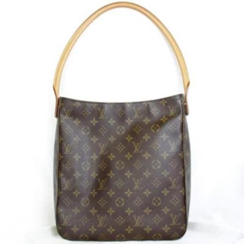 Louis Vuitton Vintage Pre-owned Canvas handvskor Brown, Dam