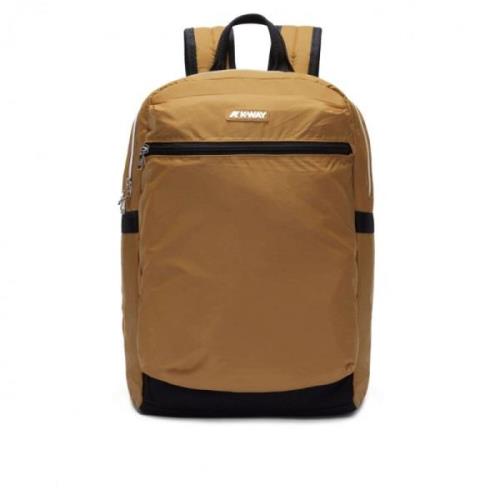 K-Way Mångsidig och kompakt brun ryggsäck Brown, Unisex