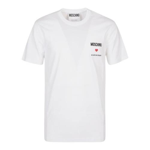 Moschino Fantasi T-Shirt White, Herr