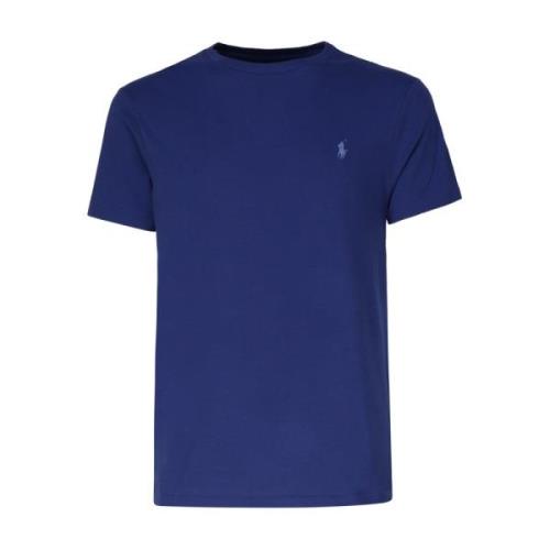 Polo Ralph Lauren Blå Bomull T-shirt med Polo Pony Mönster Blue, Herr