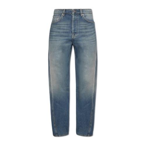 Lanvin Jeans med vintageeffekt Blue, Herr
