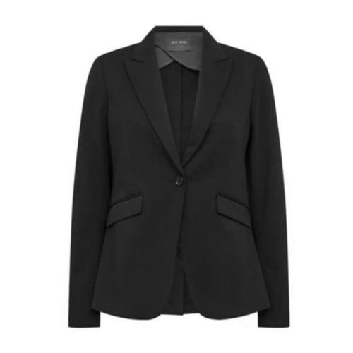 MOS Mosh Klassisk Charm Blazer Svart Black, Dam