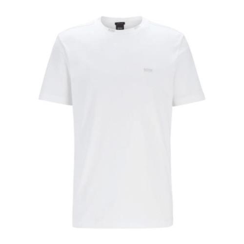 Hugo Boss Guld Logo T-shirt för Män White, Herr