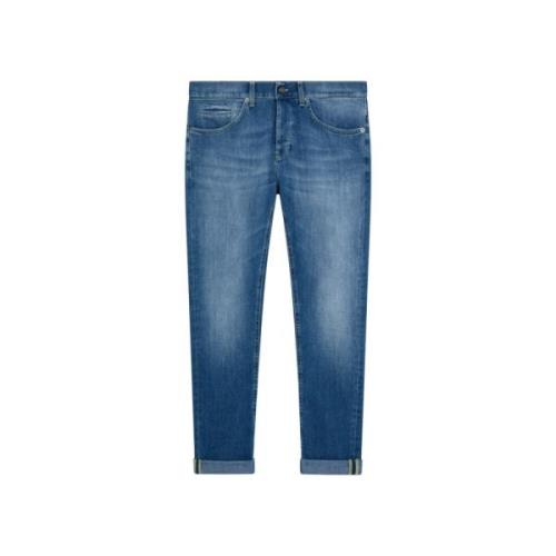 Dondup Slim-fit Stiliga Herr Jeans Uppgradering Blue, Herr