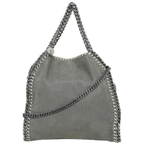 Stella McCartney Pre-owned Pre-owned Tyg axelremsvskor Gray, Dam