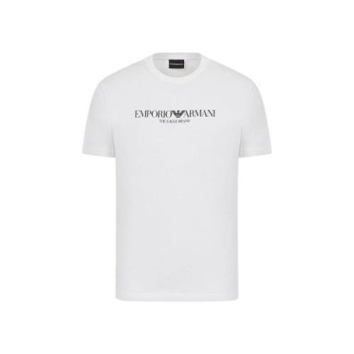 Emporio Armani Aquila Logo T-Shirt White, Herr